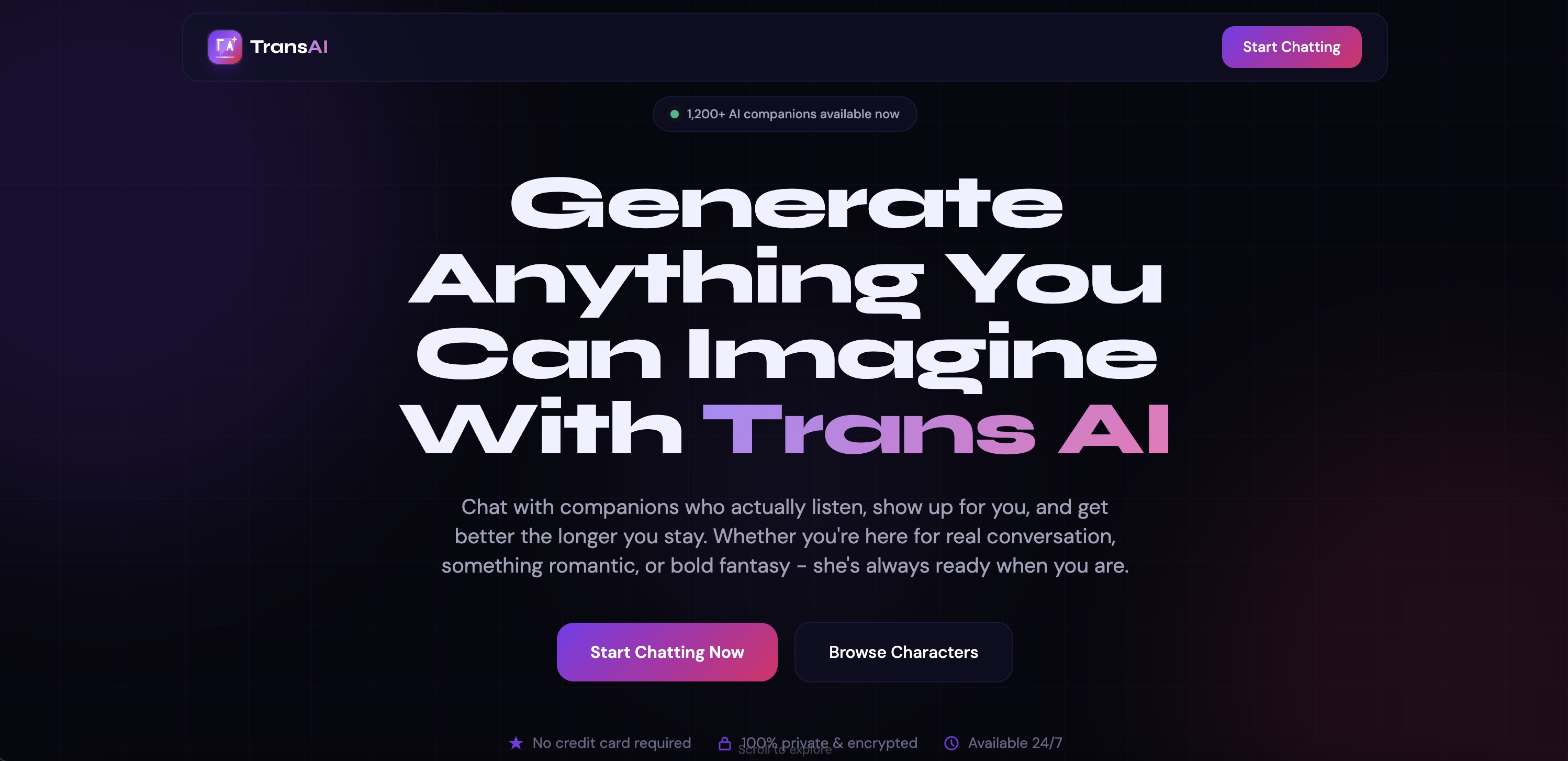 AI Trans Chat screenshot
