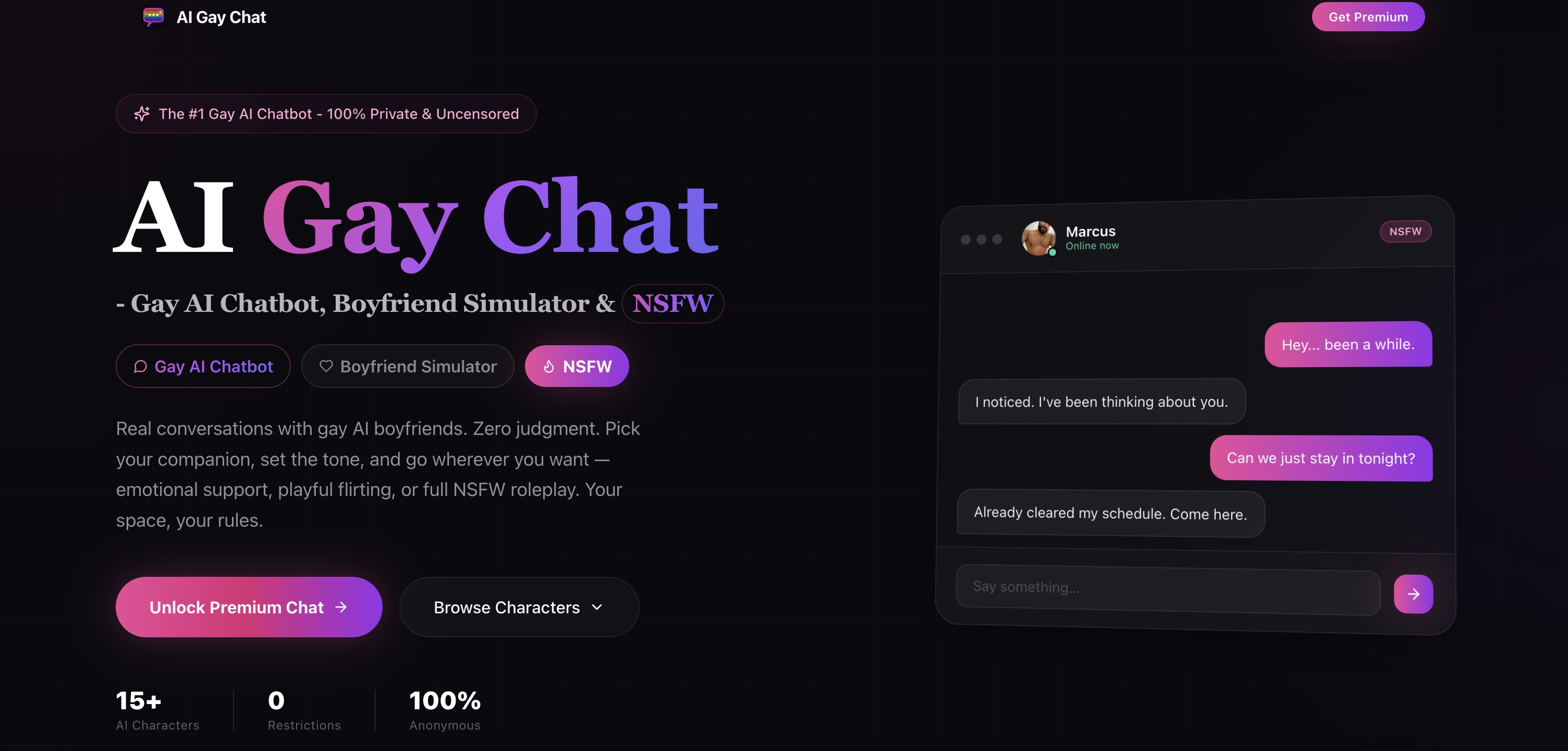 AI Gay Chat screenshot