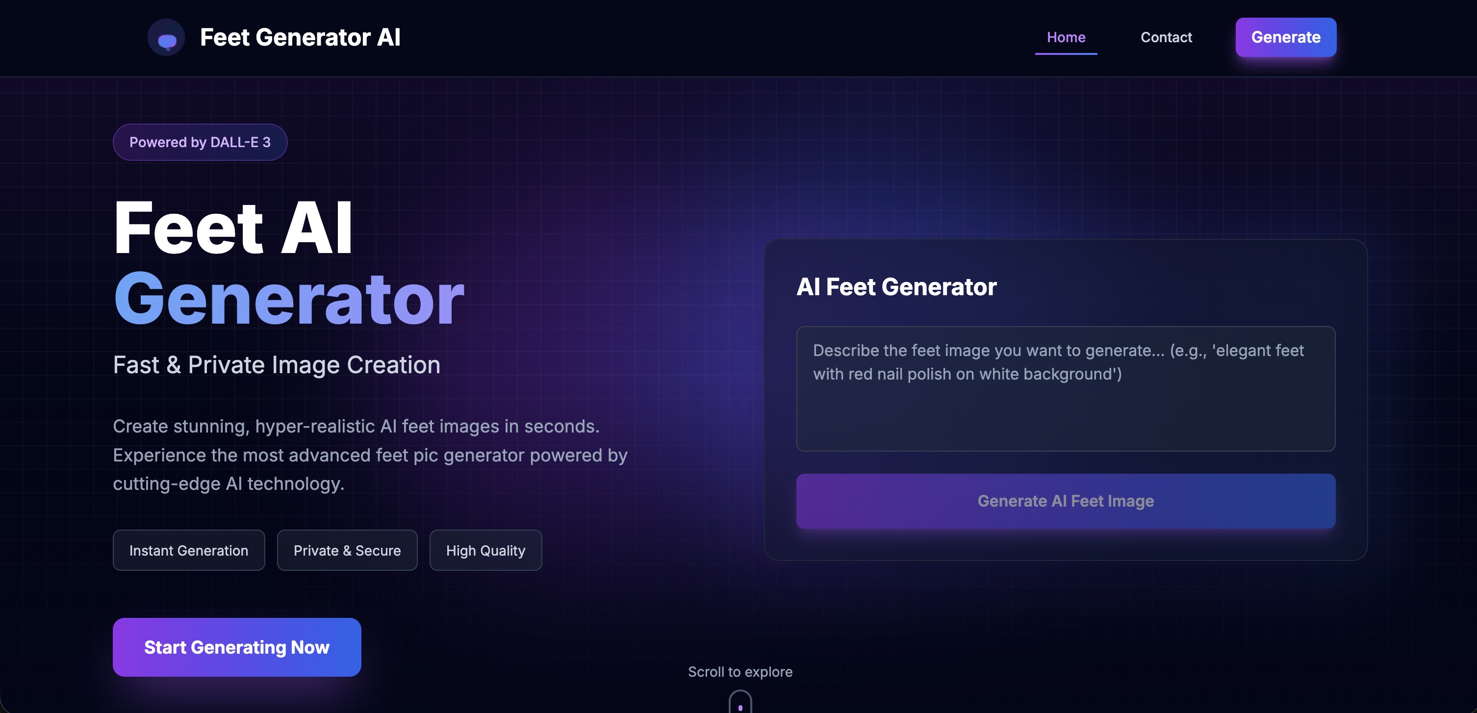 Feet Generator AI screenshot