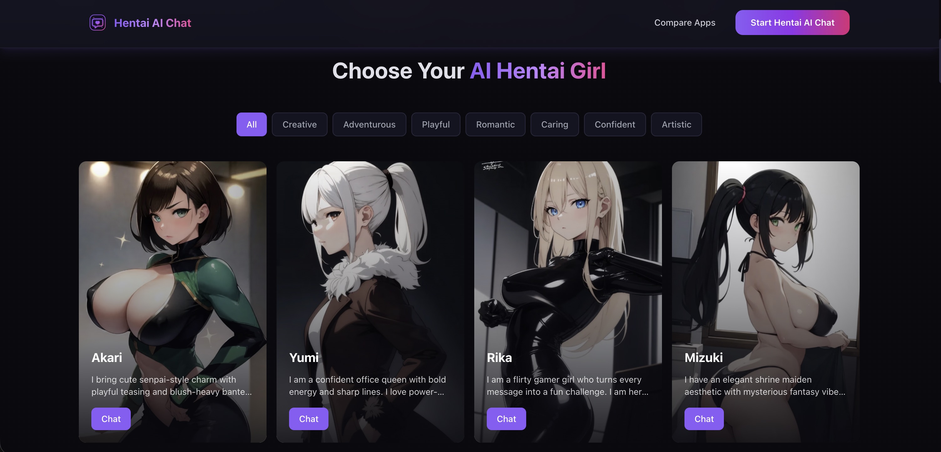 Hentai AI Chat screenshot