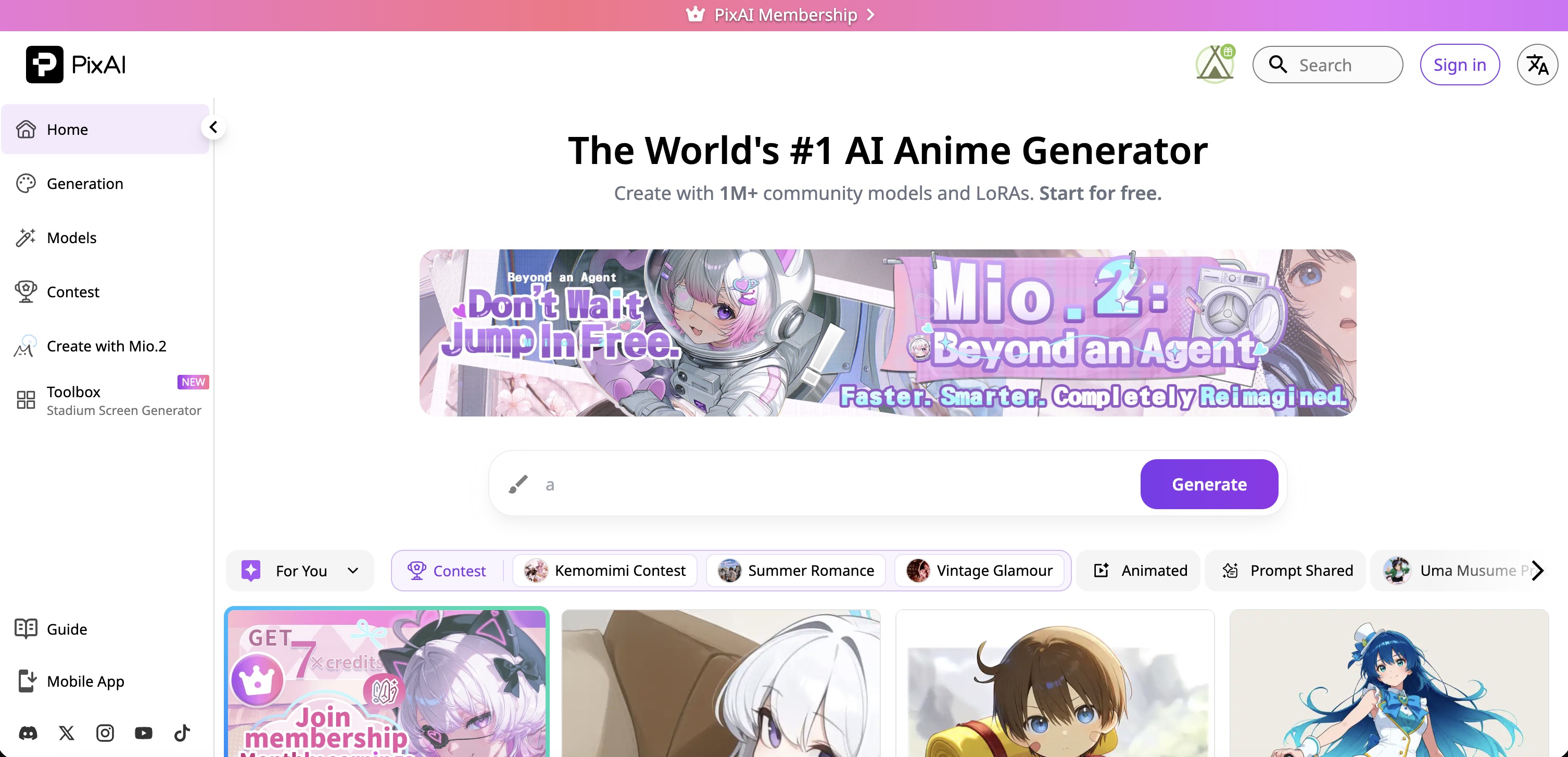 PixAI screenshot